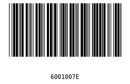 Barcode 6001007