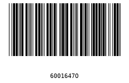 Barcode 6001647