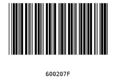 Barcode 600207