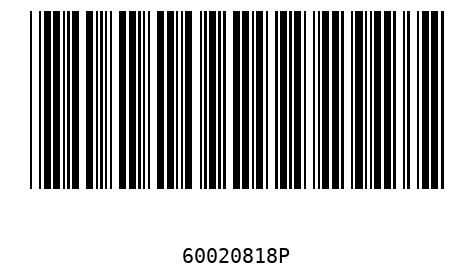 Barcode 60020818