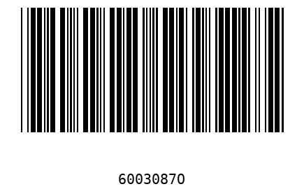 Barcode 6003087