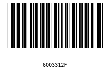 Barcode 6003312