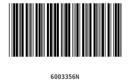Barcode 6003356