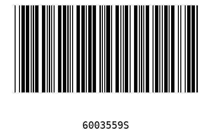 Barcode 6003559