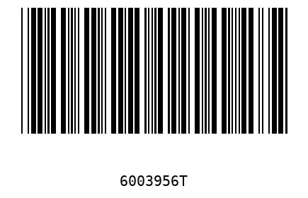Barcode 6003956