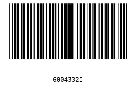 Barcode 6004332