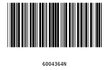 Barcode 6004364