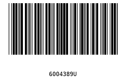 Barcode 6004389