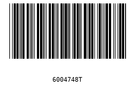 Barcode 6004748