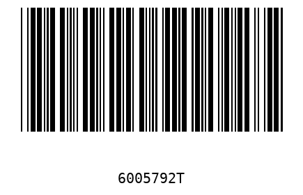 Barcode 6005792