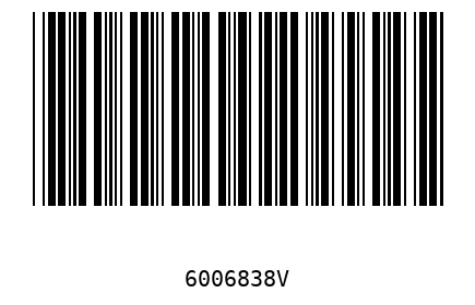 Barcode 6006838