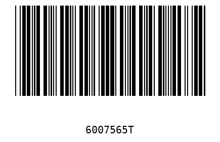 Barcode 6007565
