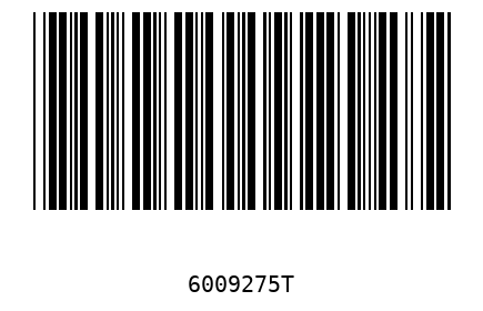 Barcode 6009275