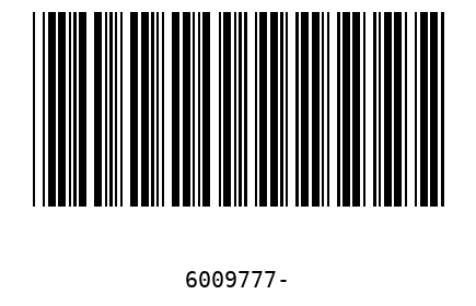 Barcode 6009777