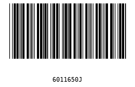 Barra Código 6011650