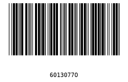Barcode 6013077