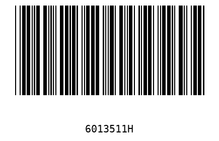 Barra Código 6013511