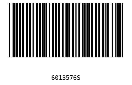 Barcode 6013576