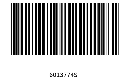 Barcode 6013774