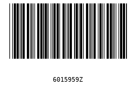 Barcode 6015959