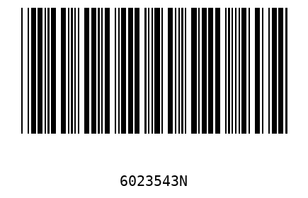 Barcode 6023543