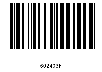 Barcode 602403