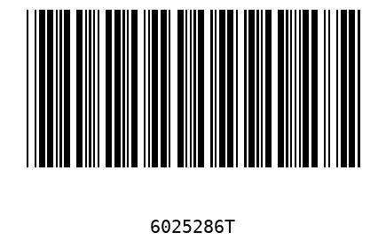 Barcode 6025286
