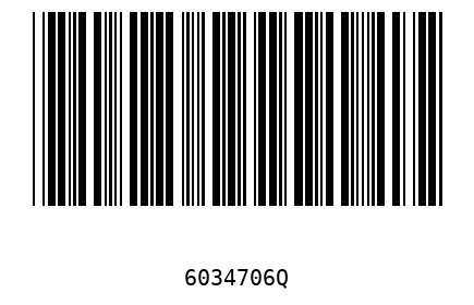 Barcode 6034706