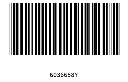 Barcode 6036658