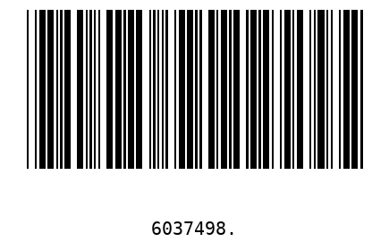 Barcode 6037498