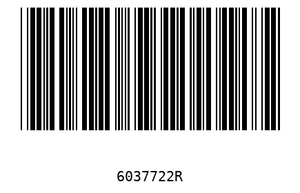 Barcode 6037722