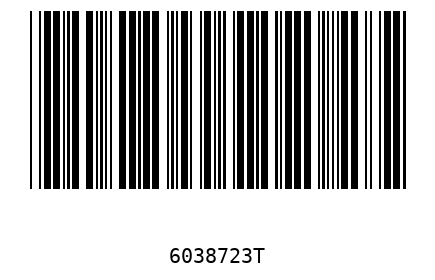 Barcode 6038723