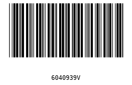 Barcode 6040939