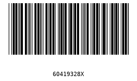 Barcode 60419328