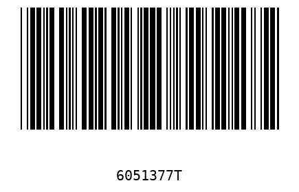 Barcode 6051377