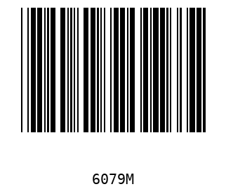 Barra Código, Code 39 6079
