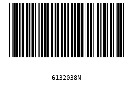 Bar code 6132038