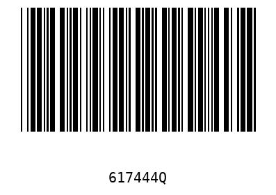 Barcode 617444