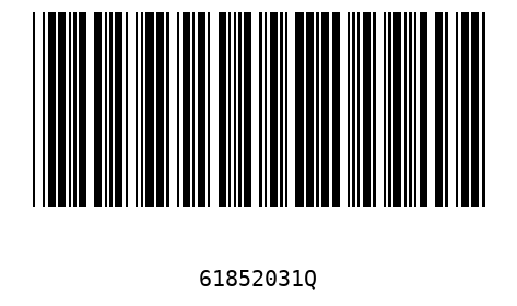 Barcode 61852031