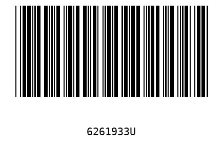 Bar code 6261933