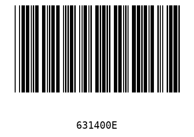 Barcode 631400