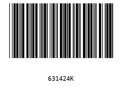 Barcode 631424