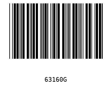 Barra Código, Code 39 63160