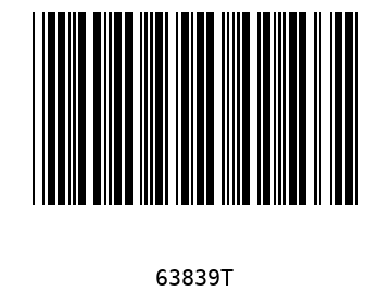 Barra Código, Code 39 63839