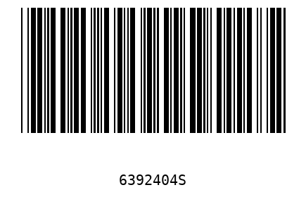 Barcode 6392404