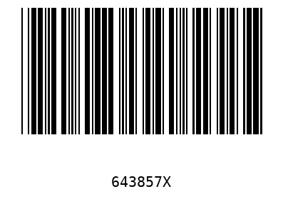 Barcode 643857