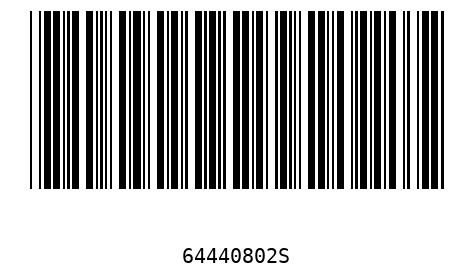 Barcode 64440802