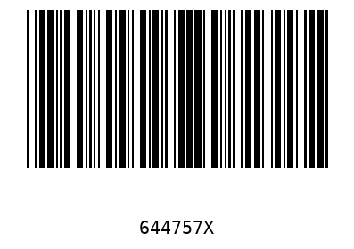 Bar code 644757