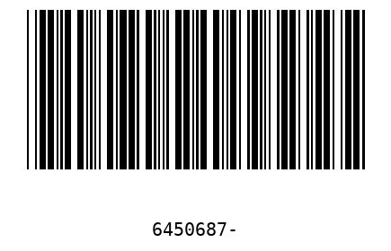 Barcode 6450687
