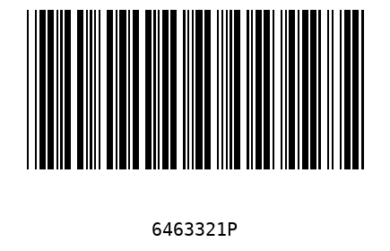 Barcode 6463321